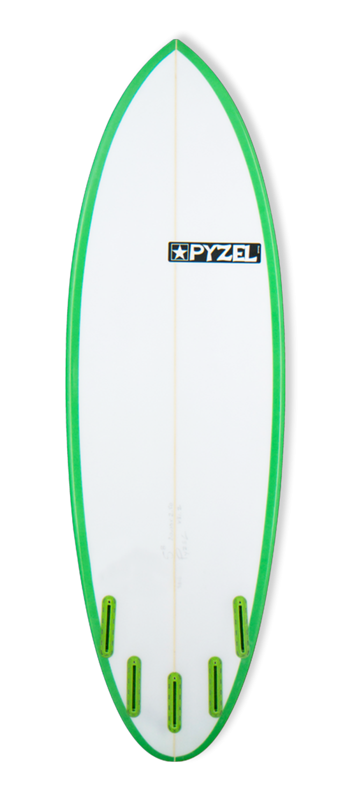 The Nugget surfboard model bottom