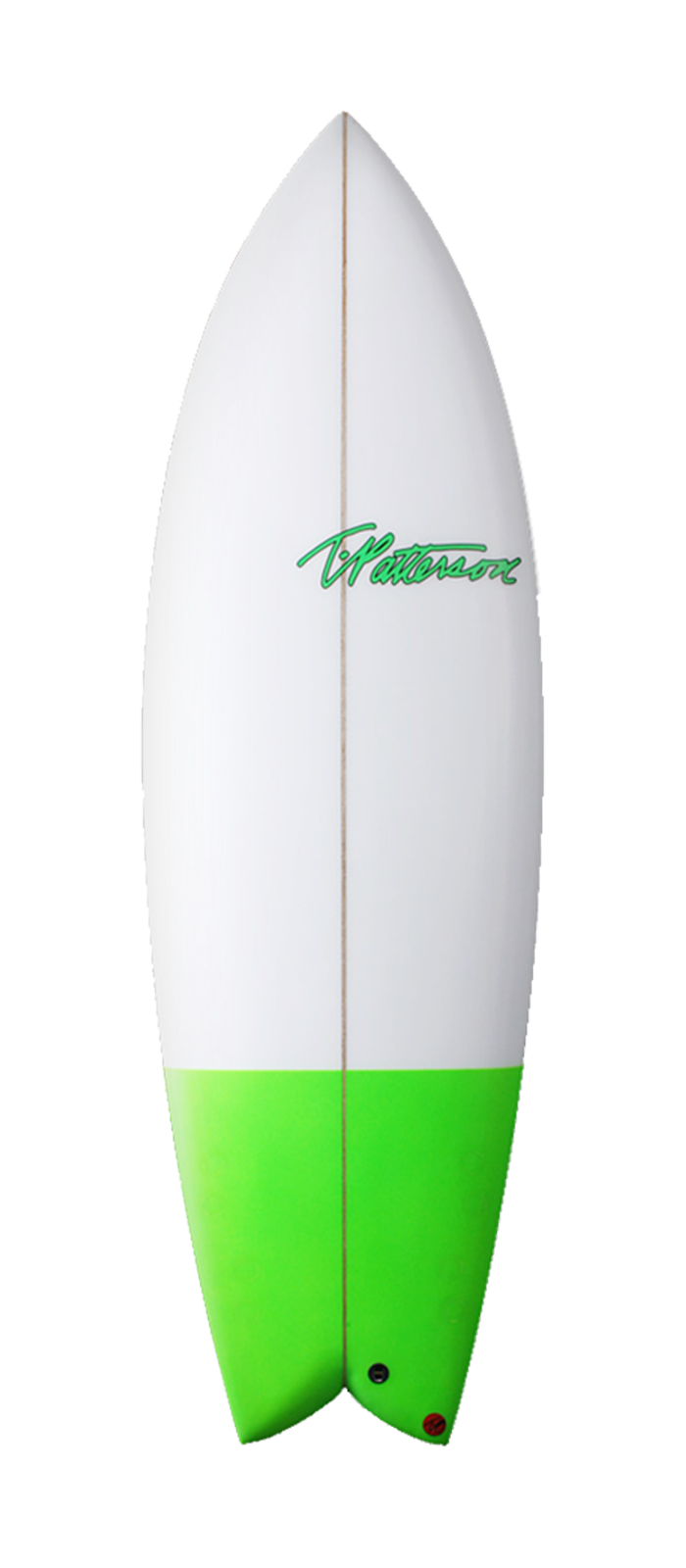 Devil Fish surfboard model deck