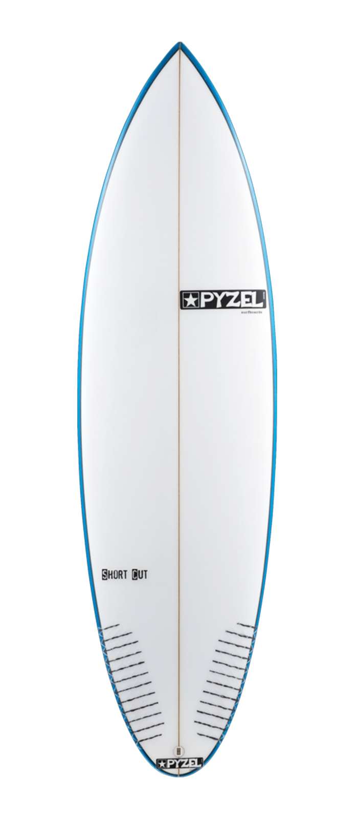 THE SHORTCUT surfboard model deck