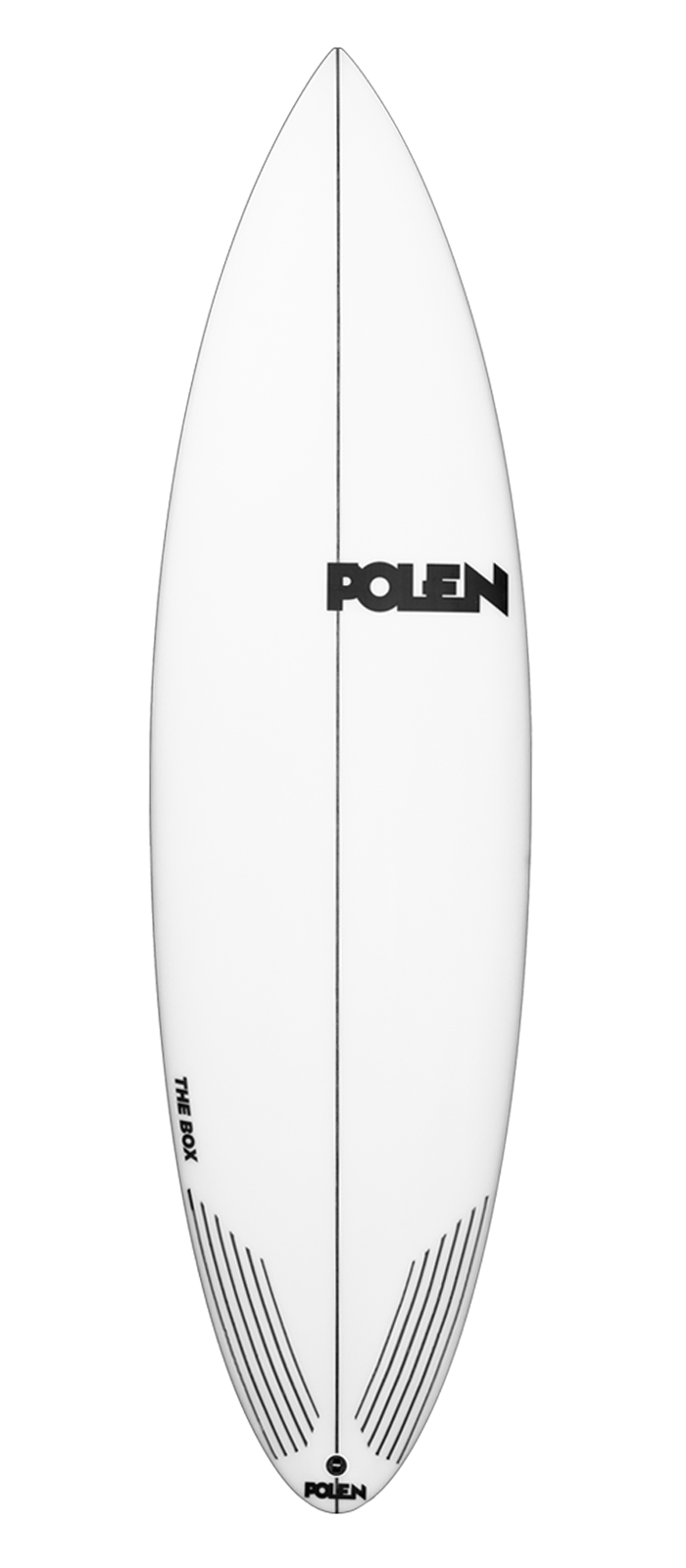 THE BOX surfboard model deck