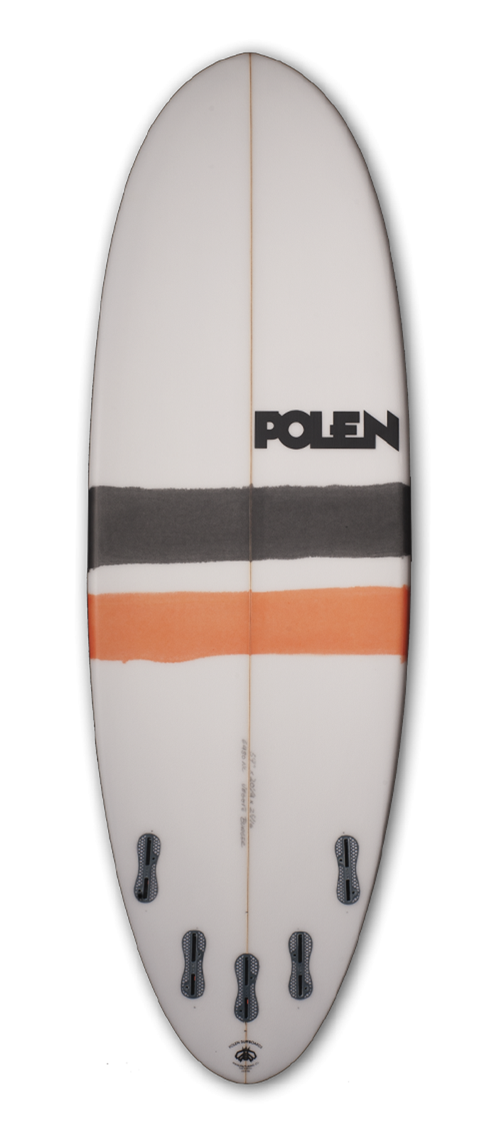 VEGGIE BURGER surfboard model bottom