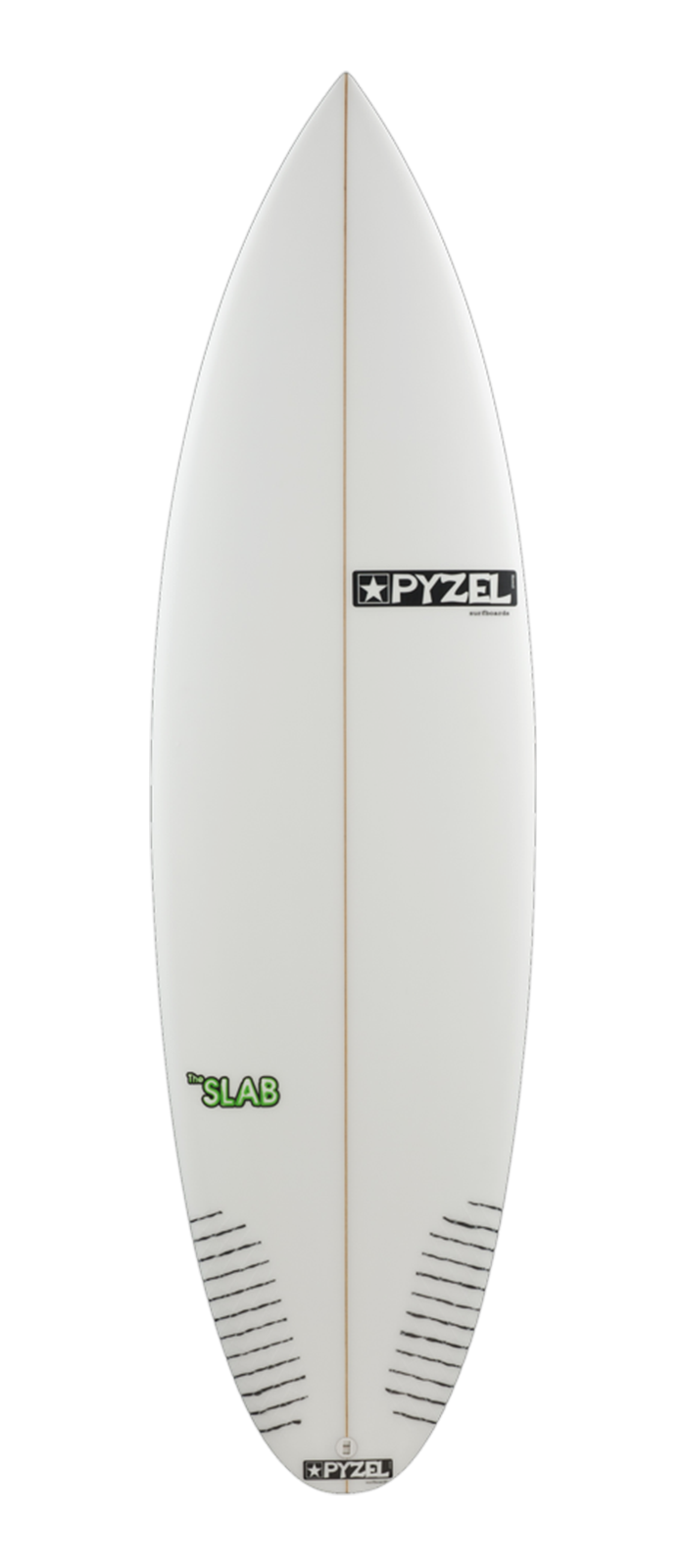THE SLAB surfboard model deck