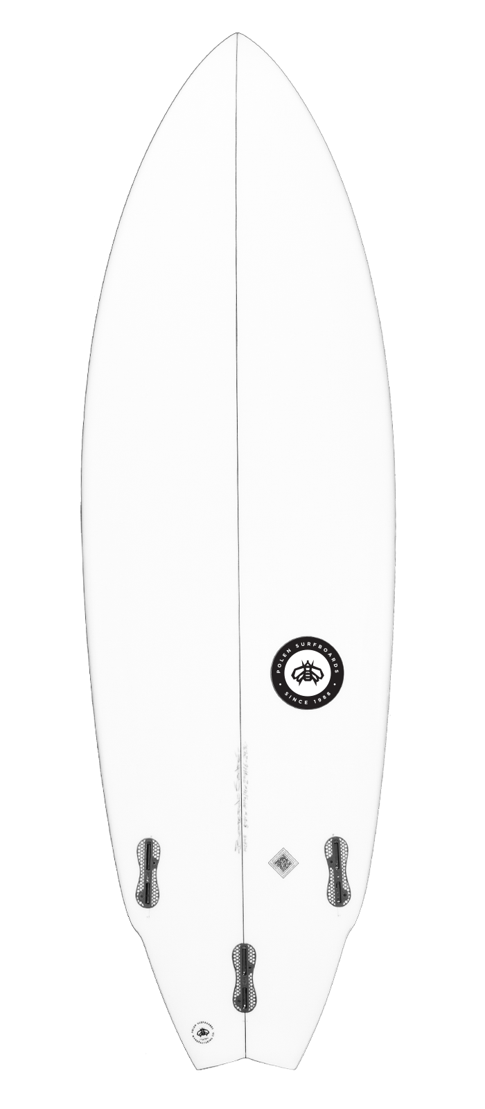 TWISTED surfboard model bottom