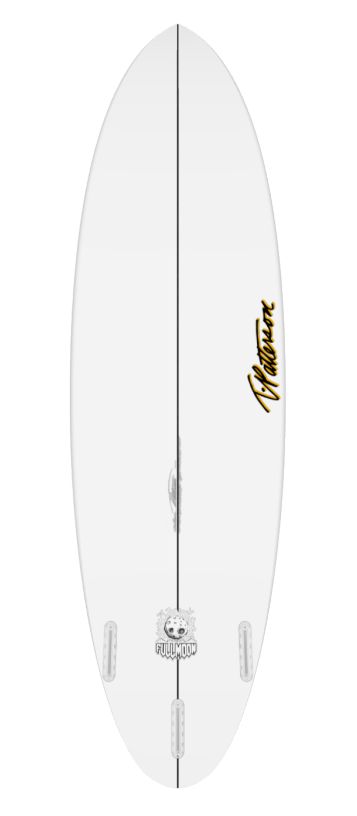 FULL MOON surfboard model bottom