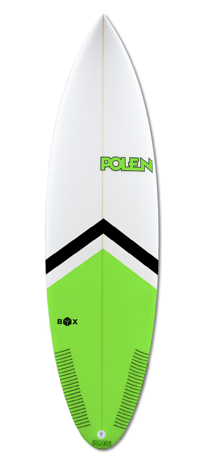 THE BOX surfboard model deck