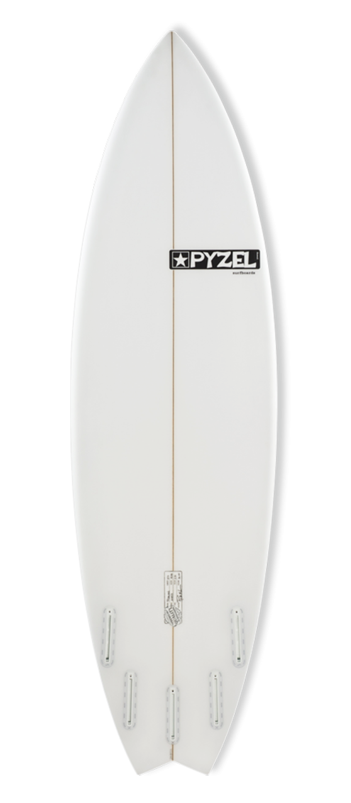 PYZALIEN surfboard model bottom