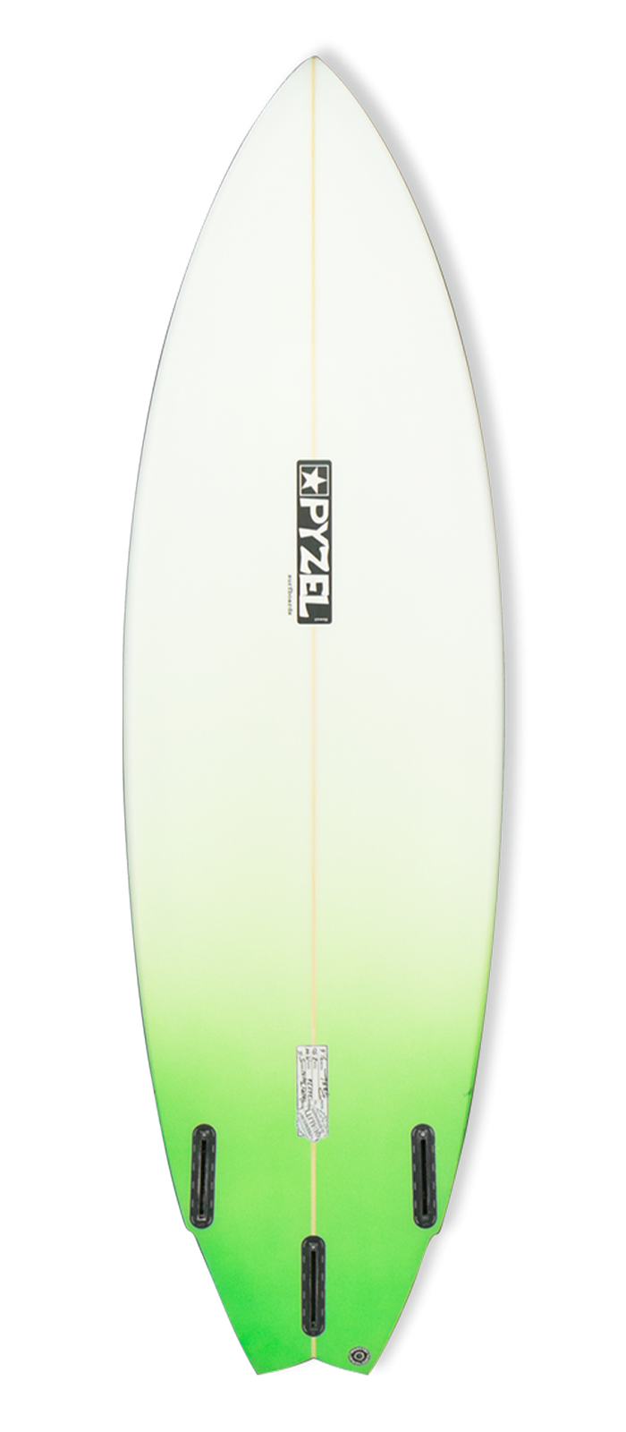 HAPPY TWIN surfboard model bottom