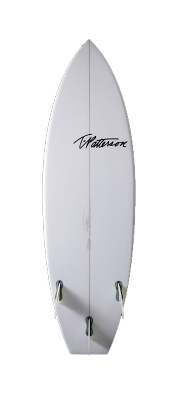 Chopped Clam surfboard model bottom