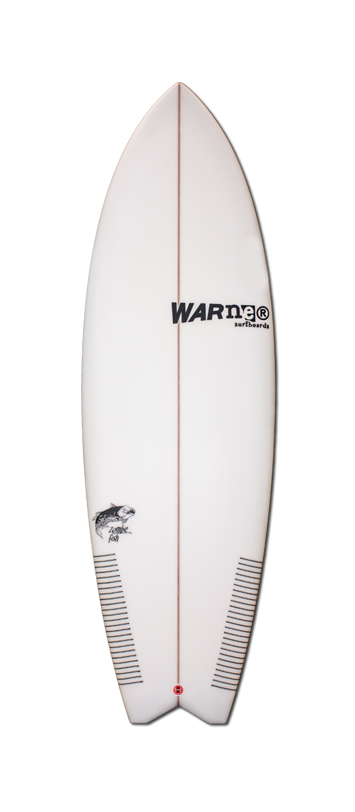 ZOMBIE FISH surfboard model deck
