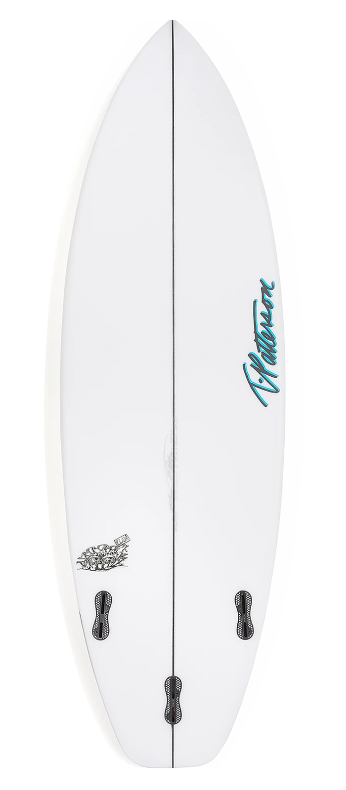 THE CLAM surfboard model bottom