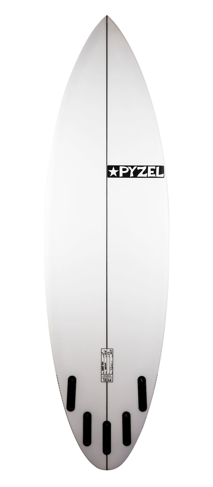 THE GHOST PRO surfboard model bottom