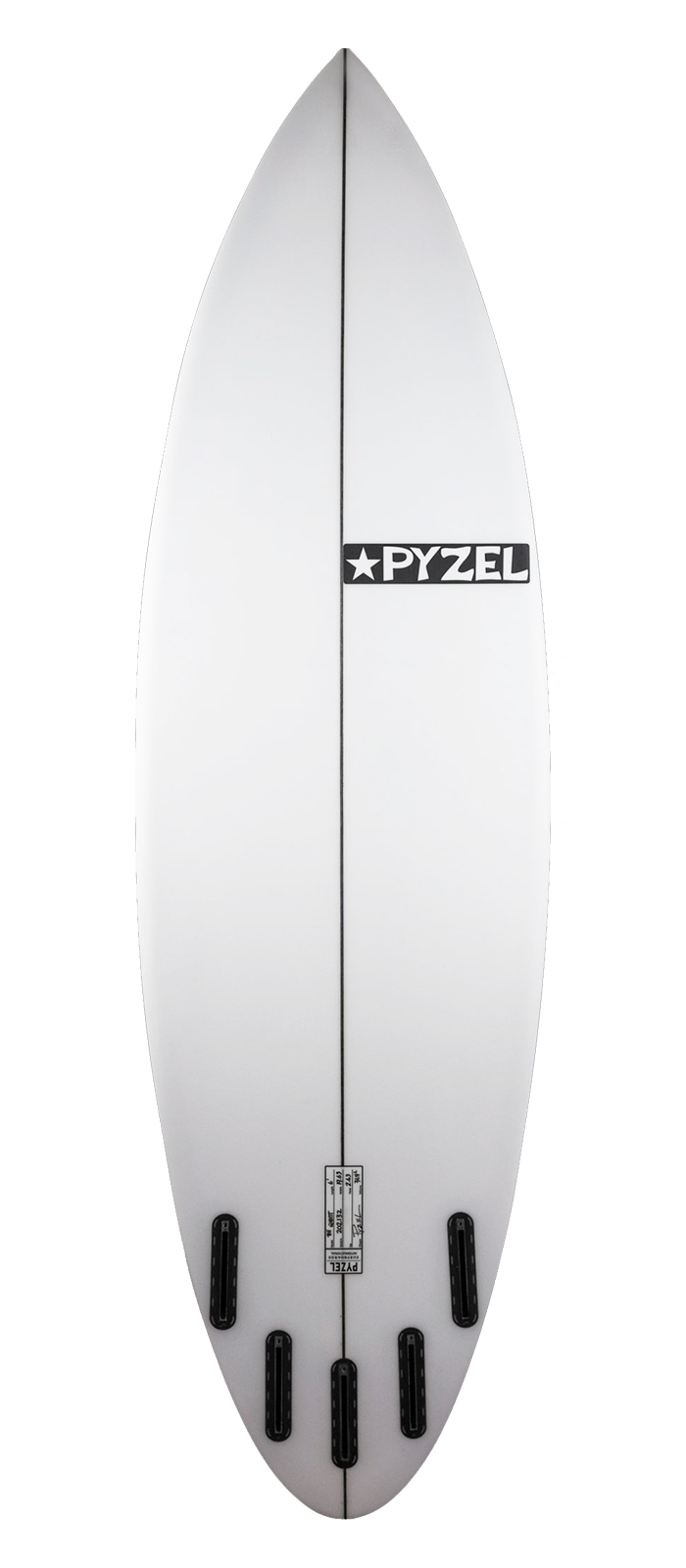 THE GHOST surfboard model bottom