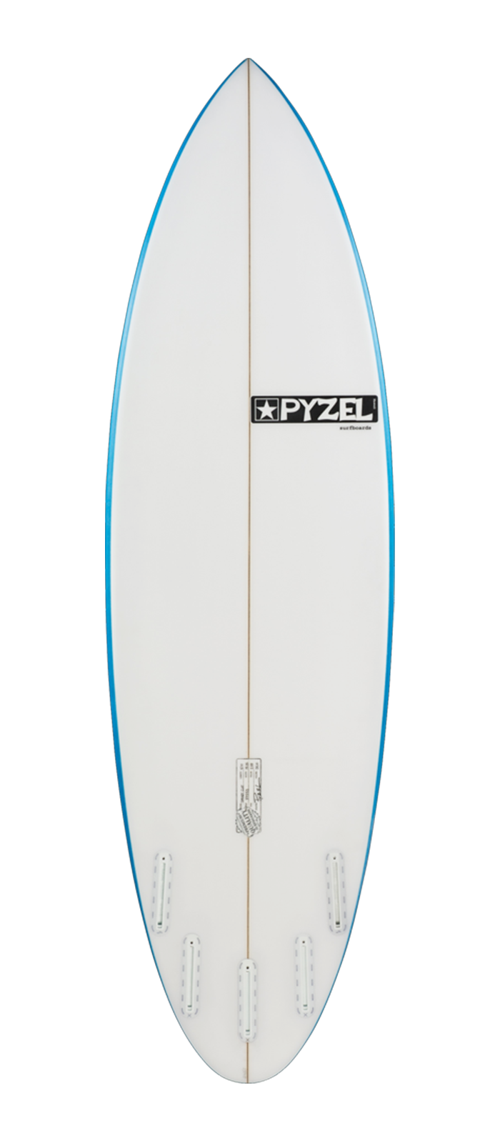 THE SHORTCUT surfboard model bottom
