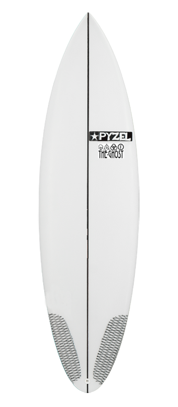GROM GHOST surfboard model deck
