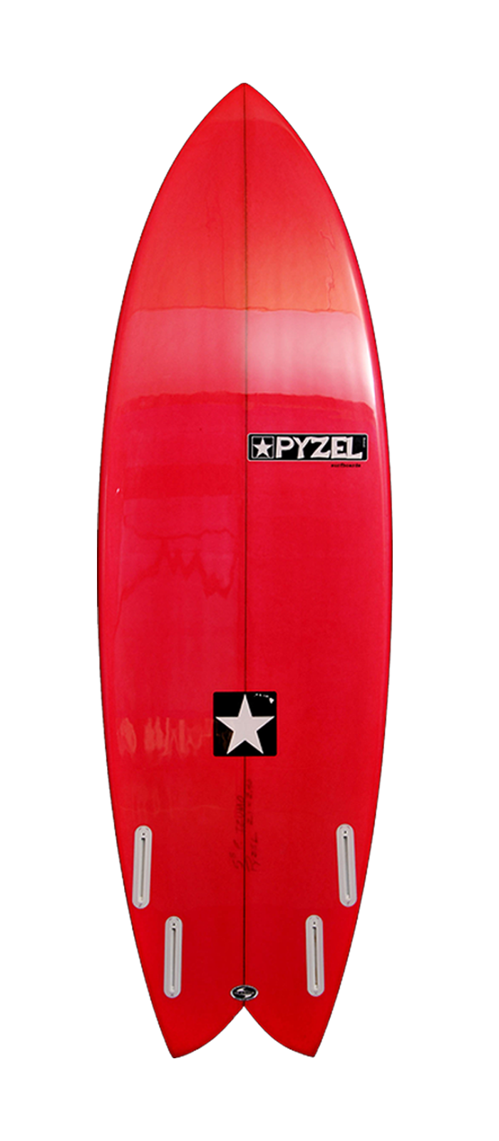 Astro Glider surfboard model bottom