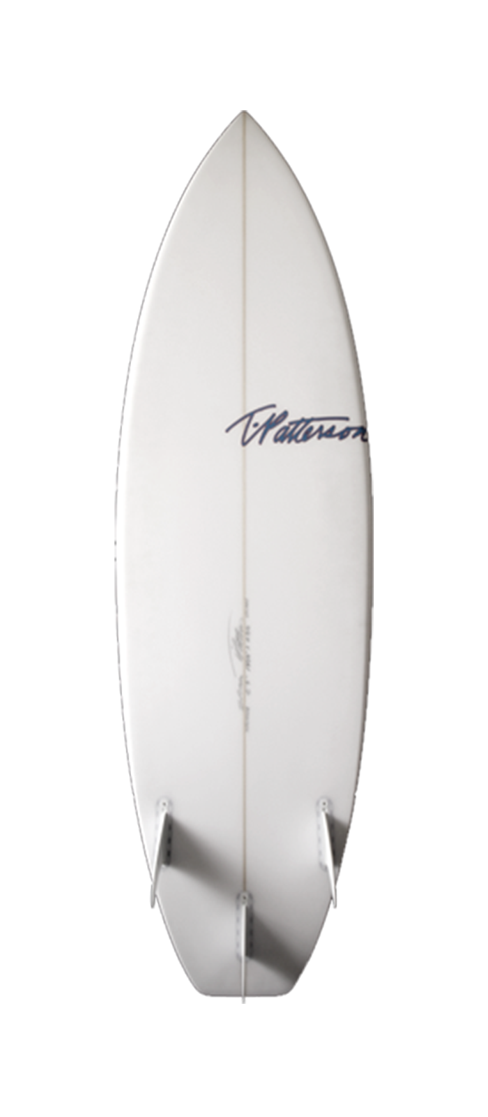 The Clam surfboard model bottom
