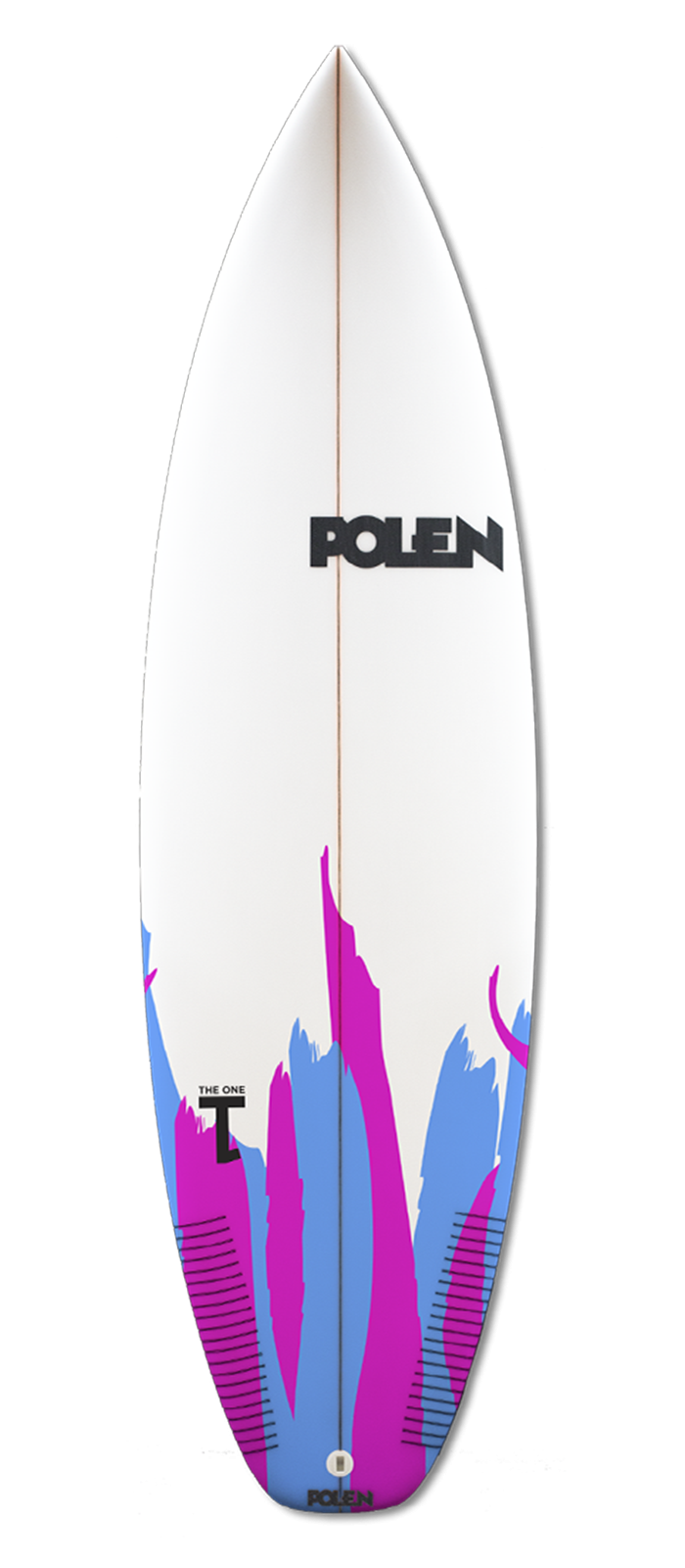 THE ONE surfboard model deck