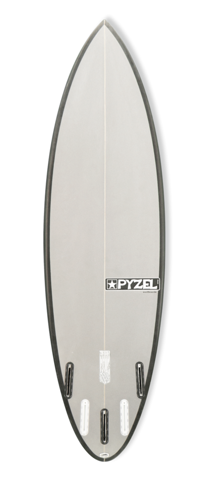 The Ghost surfboard model bottom