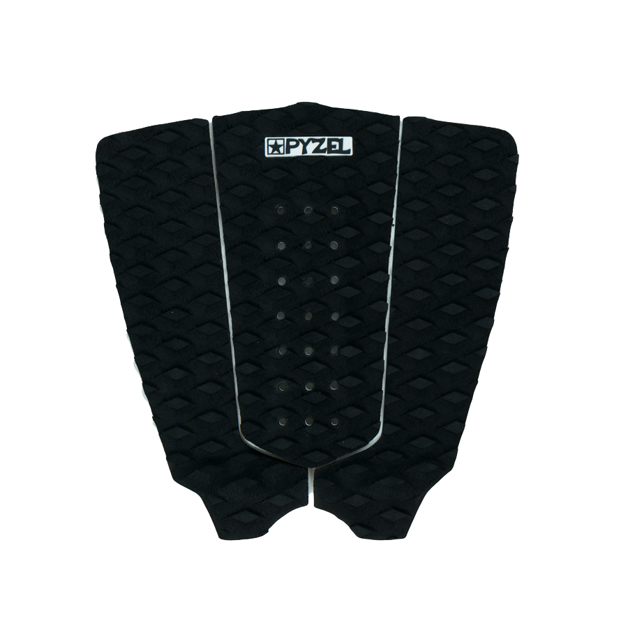 Black DORSAL 5 Peice Surfboard Traction Pads with Tail Block
